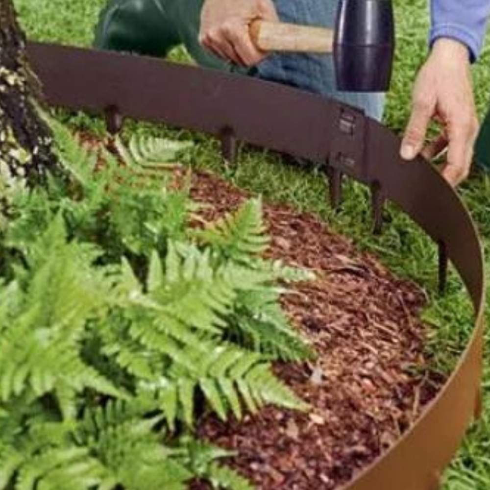 ขอบเหล็ก Corten - ความสูงหน้าขอบ 100 มม. (ต่อเมตร): รูปที่ 3