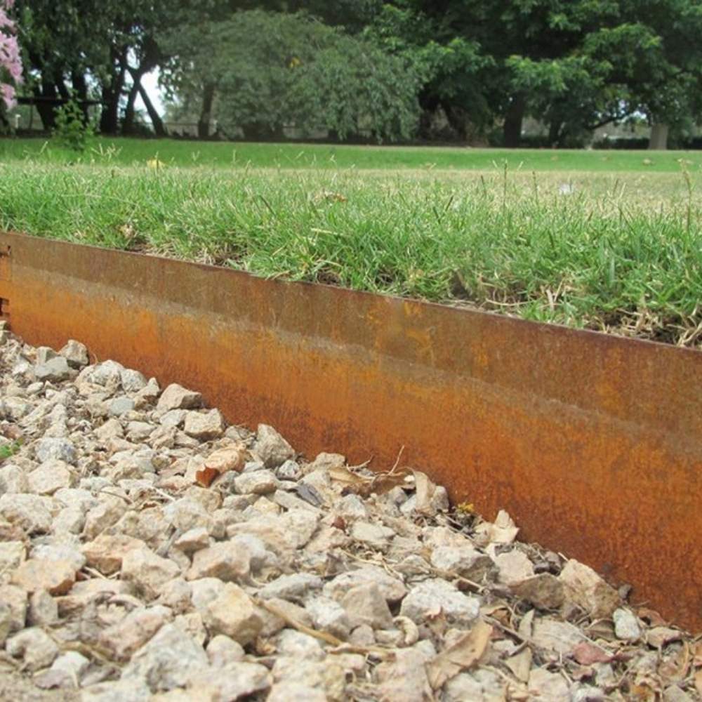 ขอบเหล็ก Corten - ความสูงหน้าขอบ 100 มม. (ต่อเมตร): รูปที่ 4