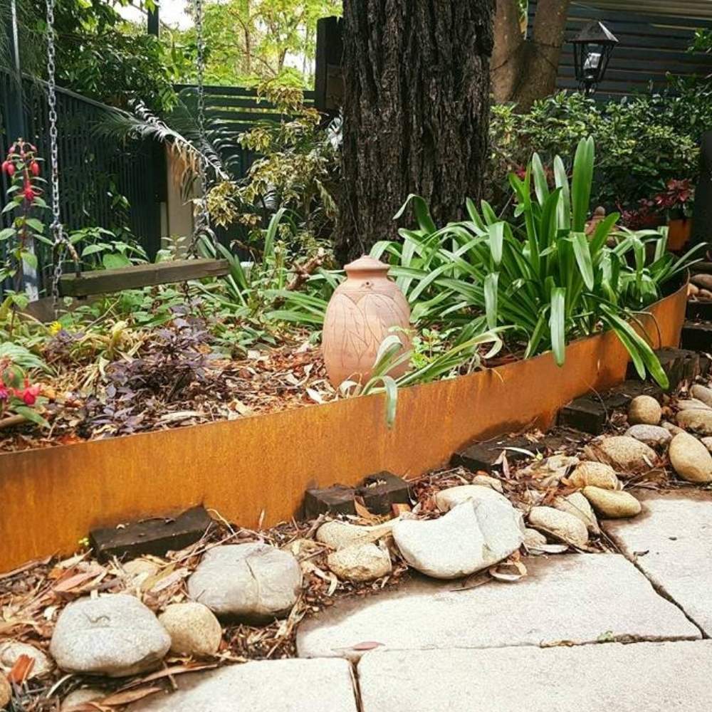 ขอบเหล็ก Corten - ความสูงหน้าขอบ 100 มม. (ต่อเมตร): รูปที่ 8